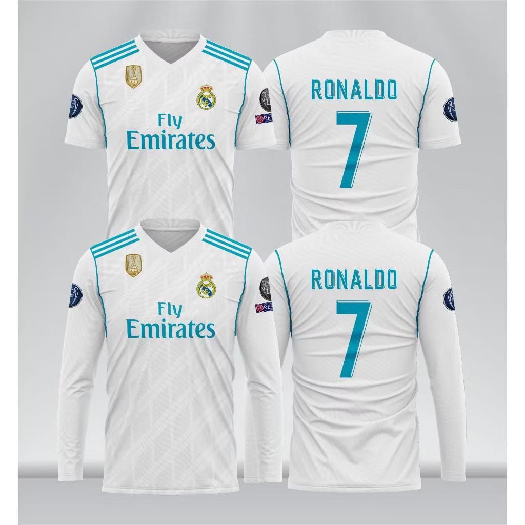 MADRID RONALDO JERSEY 2017-2018 รุ่นพิเศษ พร้อมชื่อและหมายเลขฟรี