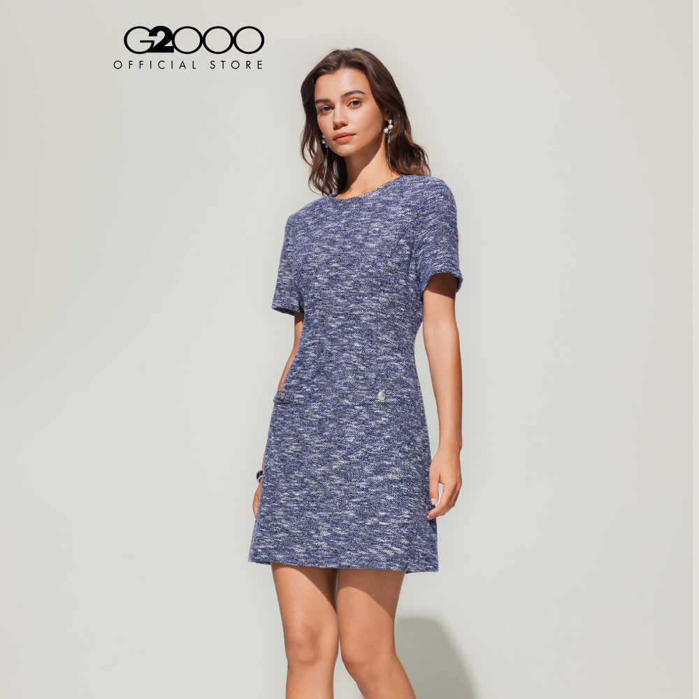 G2000 เดรสสำหรับผู้หญิง รุ่น A-Shape 5123360277 NAVY