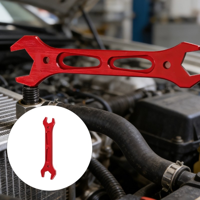 RUN AN อลูมิเนียมประแจท่อ FITTING เครื่องมือซ็อกเก็ตประแจ Spanner เครื่องมือ Double Ended Fitting เค