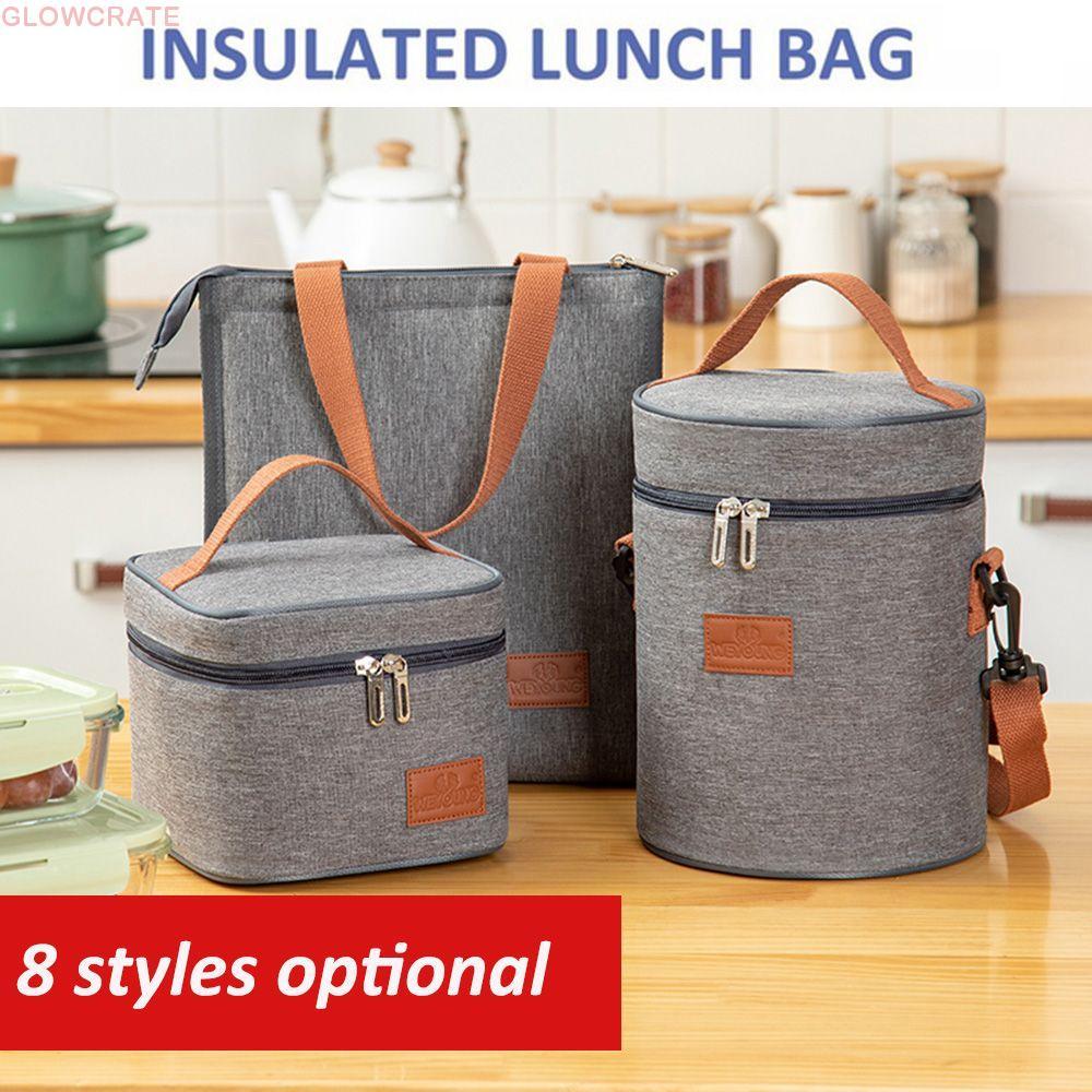 GLOWCRATEBF Thermal Cooler กล่องอาหารกลางวัน Family Picnic School Cooler Bag