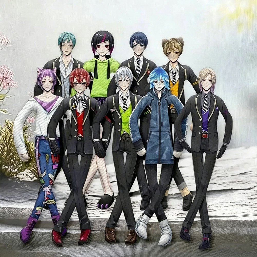 เกม Twisted-Wonderland ตุ๊กตาตุ๊กตา Vil Schoenheit เงิน Lilia Vanrouge ตลกบทคัดย่อ Joint Twistable ตุ๊กตาคอสเพลย์ของเล่น