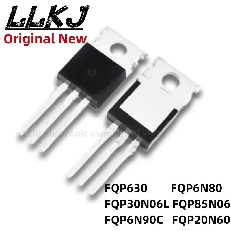 5 ชิ้น FQP630 FQP6N80 FQP30N06L FQP85N06 FQP6N90C FQP20N60 TO-220 Field Effect ทรานซิสเตอร์