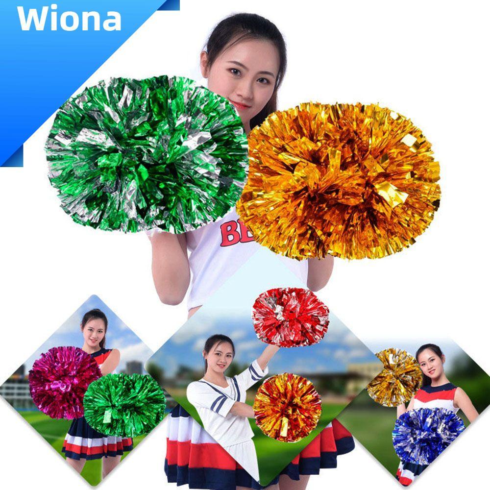 WIONA เชียร์ลีดเดอร์เชียร์บอลแหวนนิ้วสไตล์แฟนซีจับรูคู่ Dance Party Decorator