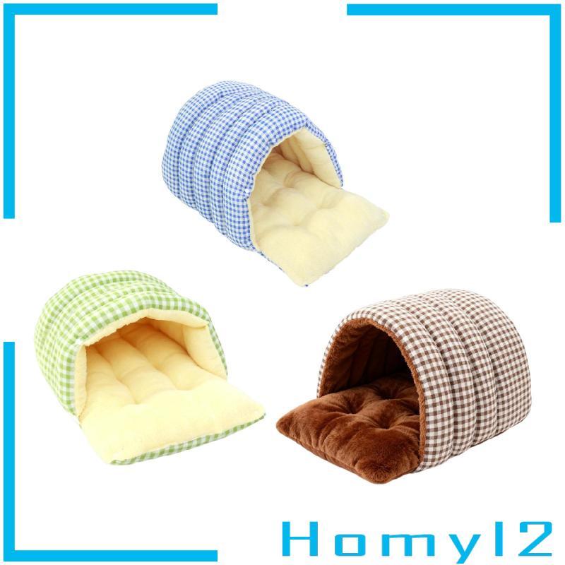 [HOMYL2] Cat Bed Washable Nest Winter Pet Bed Cat Bed Cave Hideaway for Cat Relaxing Play