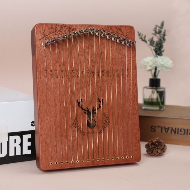 17-Tone Finger Playing String เปียโน Carlimba Thumb เปียโน Harp Laiya แบบพกพา Niche เครื่องดนตรี yy4