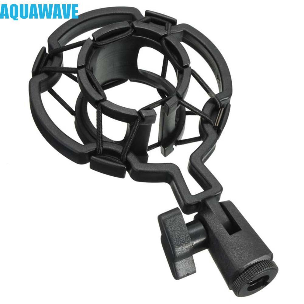 AQUAWAVE Mic Shock Mount พลาสติก Universal ไมโครโฟน Mount Holder Mic Suspension คอนเดนเซอร์ขาตั้งไมโ