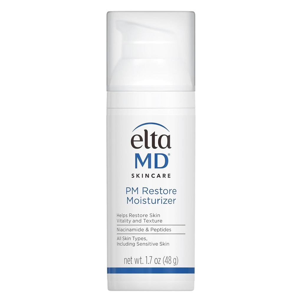 EltaMD PM Repairing Facial Moisturizer, Night Facial Moisturizer, สามารถฟื้นฟูผิวความยืดหยุ่นและความ
