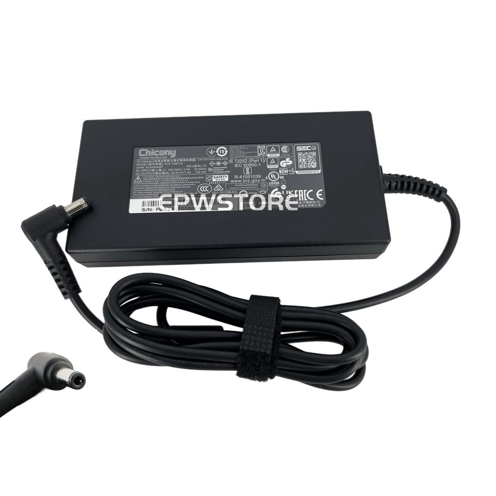 Chicony 20V 7.5A 150W AC Adapter Charger สําหรับ Gigabyte G5 MF5 5.5 มม.A18-150P1A