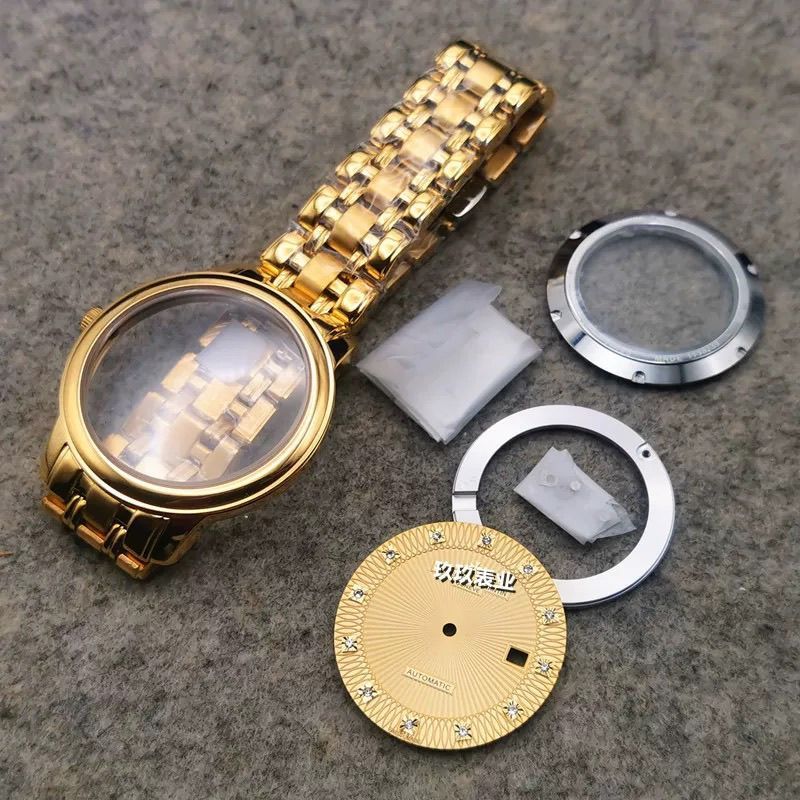 อุปกรณ์เสริมนาฬิกา เหมาะสําหรับ 2824 Movement All-Steel Case 2824-2 Movement Sapphire Lens 316 Steel