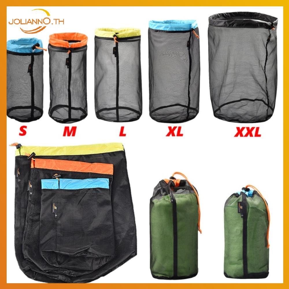 Joliann Ultralight Mesh Backpack สำหรับการเดินทางและแคมปิ้ง