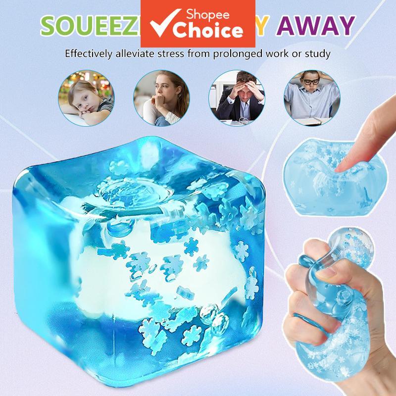 Schylling Needoh Dream Drops ของเล่นบีบสกุชชี่ - ก้อนลูกบาศก์บีบแน่นสุดน่ารัก