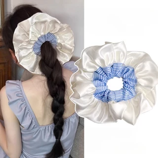 scrunchies สไตล์เกาหลีสำหรับผม เครื่องประดับทรงผมสำหรับผู้หญิง