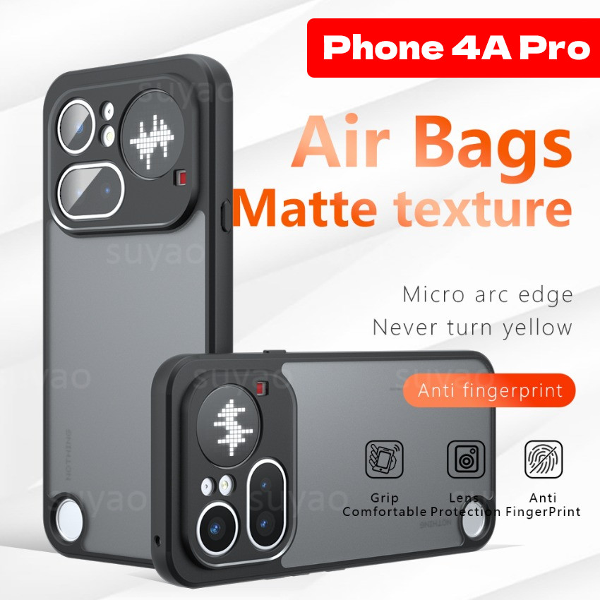 สําหรับไม่มีโทรศัพท์ 4A Pro 4APro 2026 เคสโทรศัพท์โปร่งแสงเคลือบ Anti-knock PC TPU ปลอกเต็ม Phone4AP