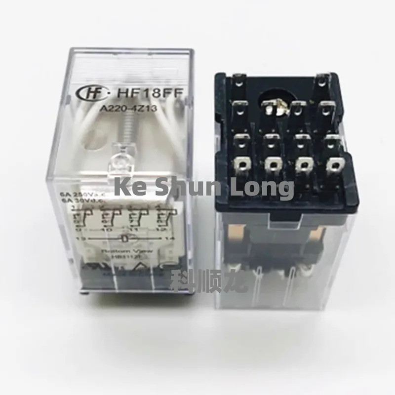 100% ใหม่Original HF18FF-A220-4Z13 JZX-18FF-A220-4Z13 HF18FF-A220-4Z1 JZX-18FF-A220-4Z1 220VAC 6A รี