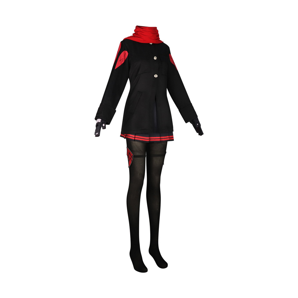 Game "War Dual: Punishing: Gray Raven" Lucia Red Lotus cosplay costume for anime convention performa