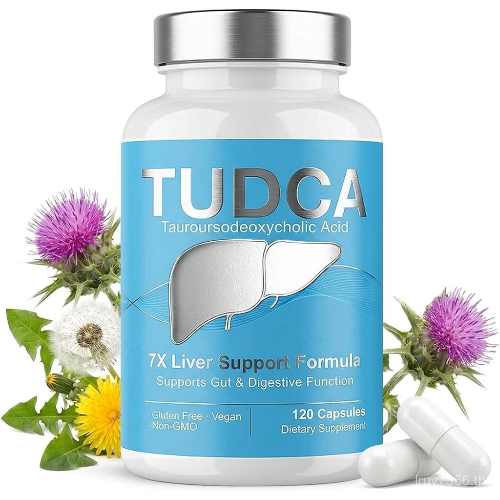แคปซูล TUDCA แพ็คอาหารเสริม TUDCA ความแรงพิเศษ 120 ชิ้น 2000 มก. ตับ ย่อยอาหาร Cellular Support