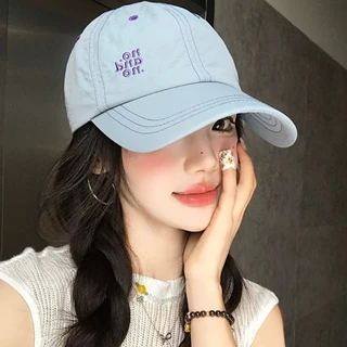 หมวกเบสบอลสไตล์เกาหลี สำหรับฤดูร้อน ระบายอากาศได้ดี และแห้งไว เหมาะสำหรับกิจกรรมกลางแจ้ง