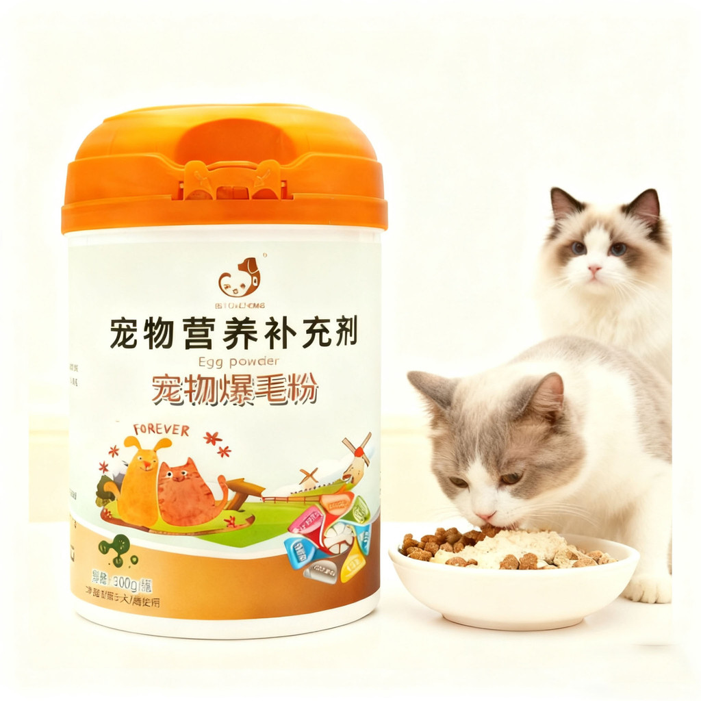 Bichon Furry Powder Pet Dog Cat Lecithin อาหารเสริมโภชนาการทดแทนผมชิ้นเดียว20260416