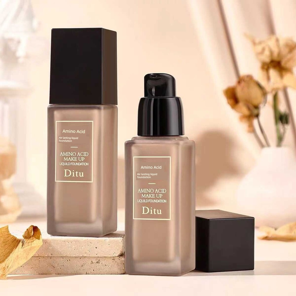 ครีมรองพื้น foundation Ditu Amino Acid Air แต่งหน้า Liquid Foundation ที่ละเอียดอ่อนน้ําหนักเบา Skin