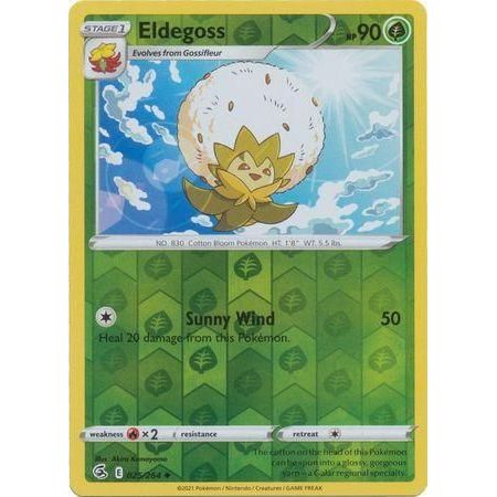 PTCG Eldegoss [Reverse Holo] 025/264 Pokemon Fusion Strike