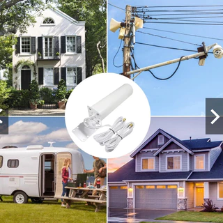 เสาอากาศภายนอก 10-12dBi 4G LTE 698-2700MHz 4G 3G 2G TS9 ตัวผู้ 5 ม. 16.4 ฟุต สําหรับโมเด็มเราเตอร์