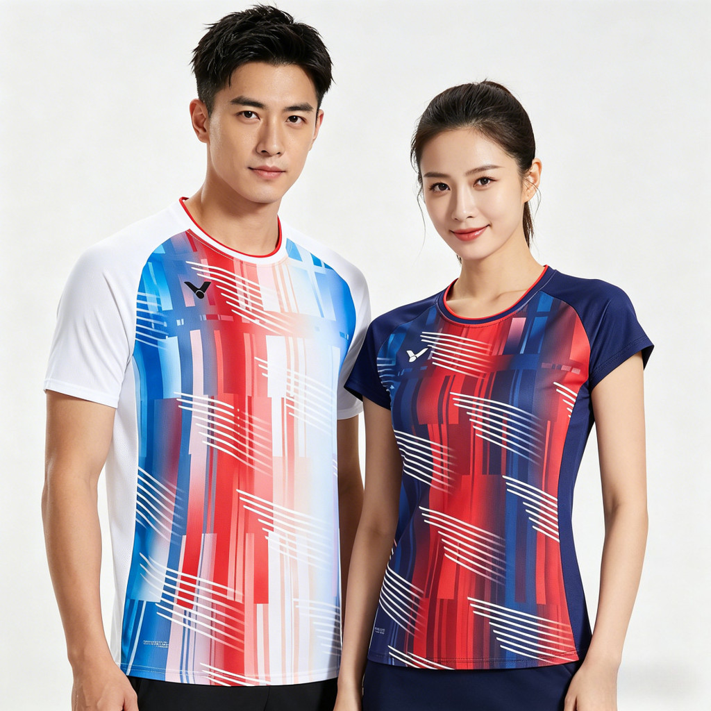 เสื้อฟิตเนสและกีฬาแบบเบาสบาย แห้งไว ใช้ได้ทั้งการฝึกซ้อมและการแข่งขัน