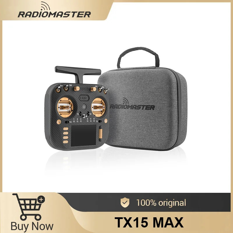 Radiomaster TX15 Max ตัวควบคุมวิทยุ (ELRS / M2) AG02 Hall จอยสติ๊กเครื่องบินรุ่นระยะไกล FPV 2026