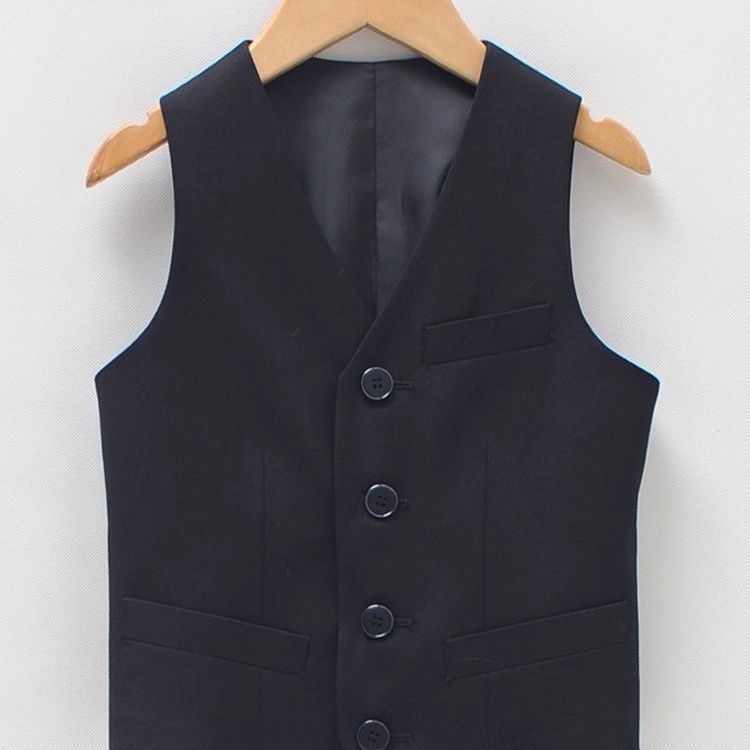 สินค้าใหม่! เสื้อกั๊กดีเทลด์สำหรับเด็กชายไซส์พิเศษ สไตล์กระโหลกเกาหลี - รูปที่ 2