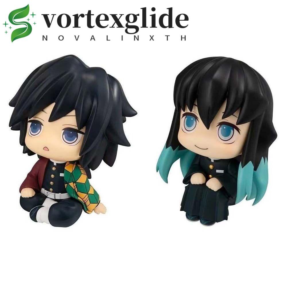 VORTEXGLIDE Demon Slayer Figures, รุ่น Q Look Up Tokitou Muichiro รุ่น, ตกแต่งบ้านอะนิเมะอุปกรณ์ต่อพ