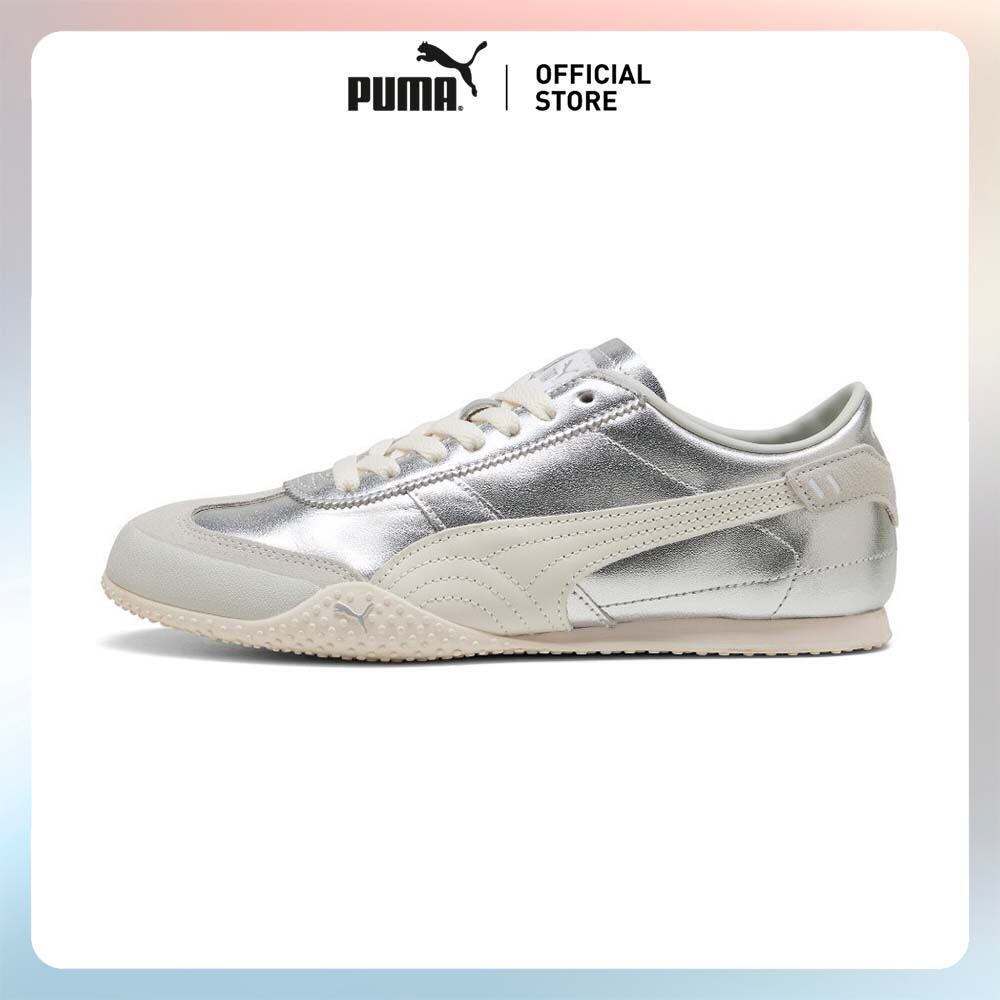 PUMA Bella UT Leather  Silver-Frosted Ivo- 40218606