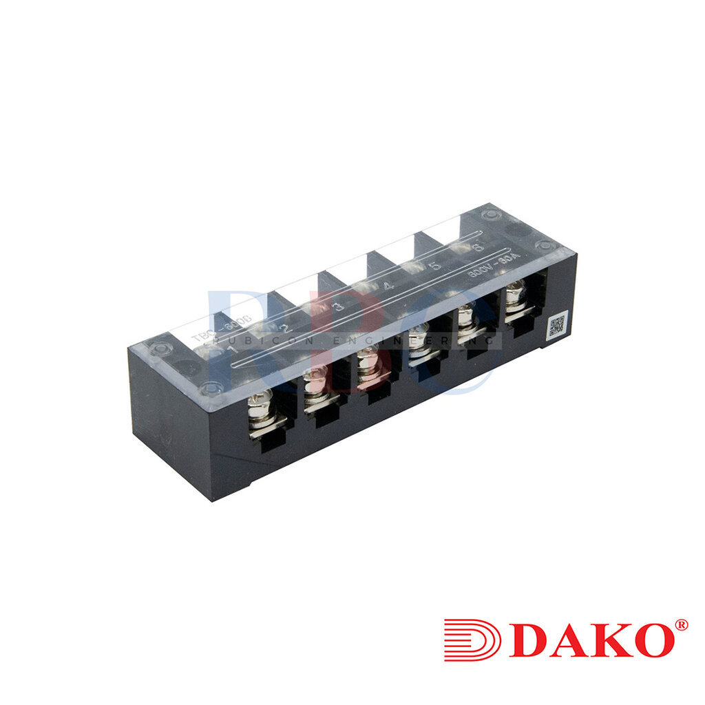 "DAKO" TB 6006 6P 60A เทอร์มินอล (Terminal Blocks)