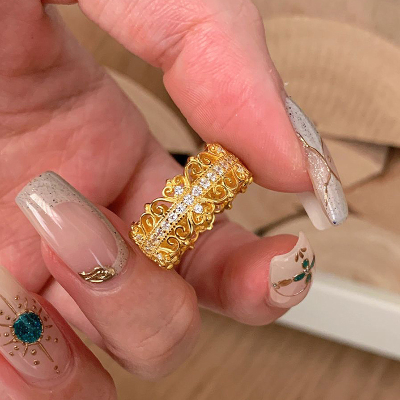 Little Red Princess Red Book Escape Princess Lace Castle Ring Middle โบราณ xiakepan1.my20251219