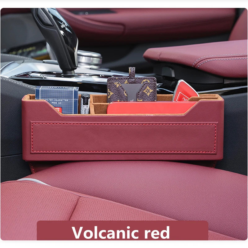 For BMW 3/4/5 Series F10 F11 F30 F31 F32 F33 F34 F36 G20 G21 G30 G31PU Leather Car Seat Gap Storage 