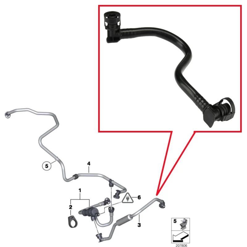 13907636133 การใช้ถัง Vent วาล์ว Breather ท่อสําหรับ BMW X5 E70 X6 E71 xDrive35i xDrive40i N55 13902