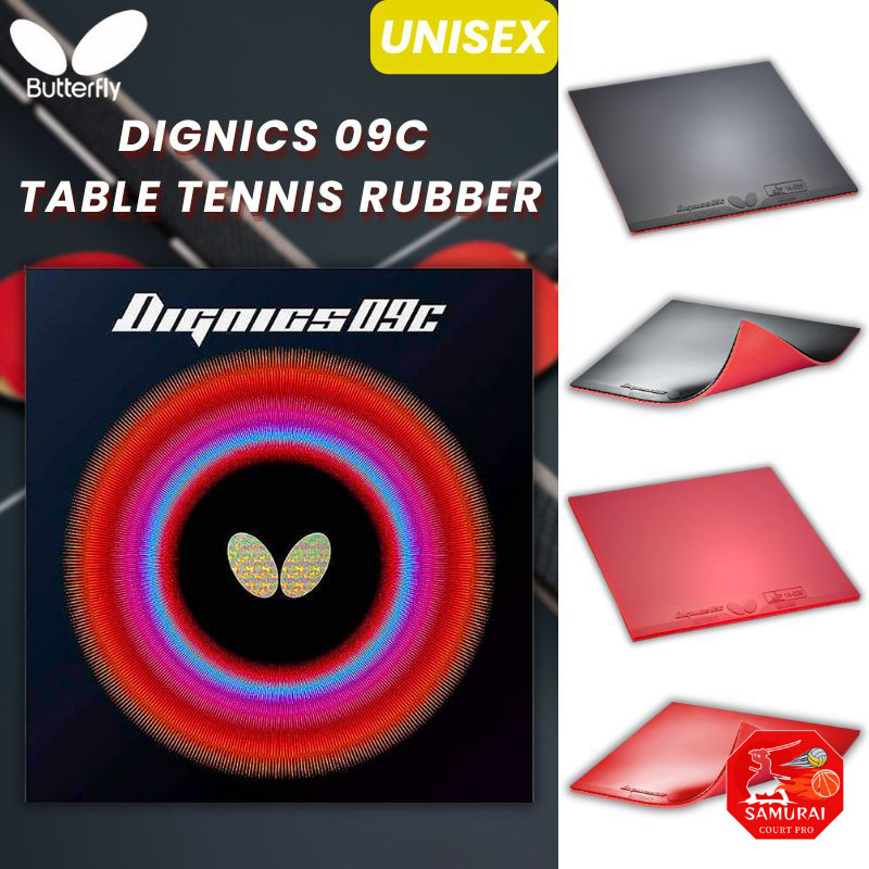 Butterfly Dignics 09C Table Tennis Rubber, Sticky High Tension Back Rubber, 06070