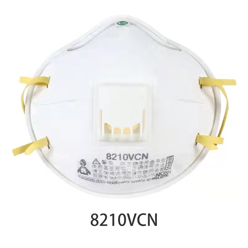 เดิมแท้ 3M8210/8210PLUS/8210V พร้อมวาล์วหายใจหน้ากาก N95 แบบติดหัว