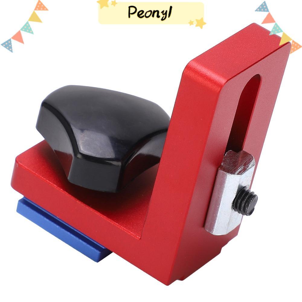 PEONY 2 ชิ้น T-Track ขายึดแบบเลื่อน สําหรับ 30 T-Track 30 ประเภท ​Miter Track Stop, Precision Alumin