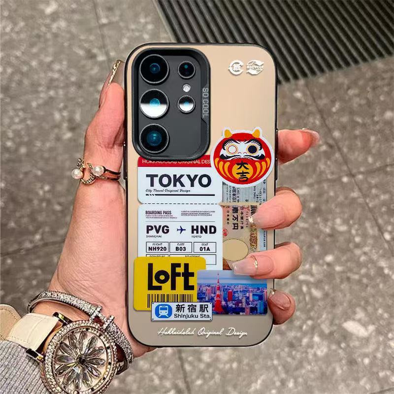 Tokyo Travel เหมาะสําหรับเคสโทรศัพท์ Samsung s30ultra s30pluss25plus Simple s24/H12.23