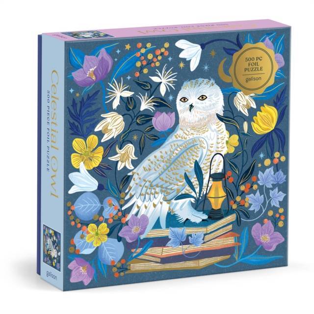 Celestial Owl 500 Piece Foil Puzzle โดย Galison (ฉบับสหราชอาณาจักร ปกอ่อน)