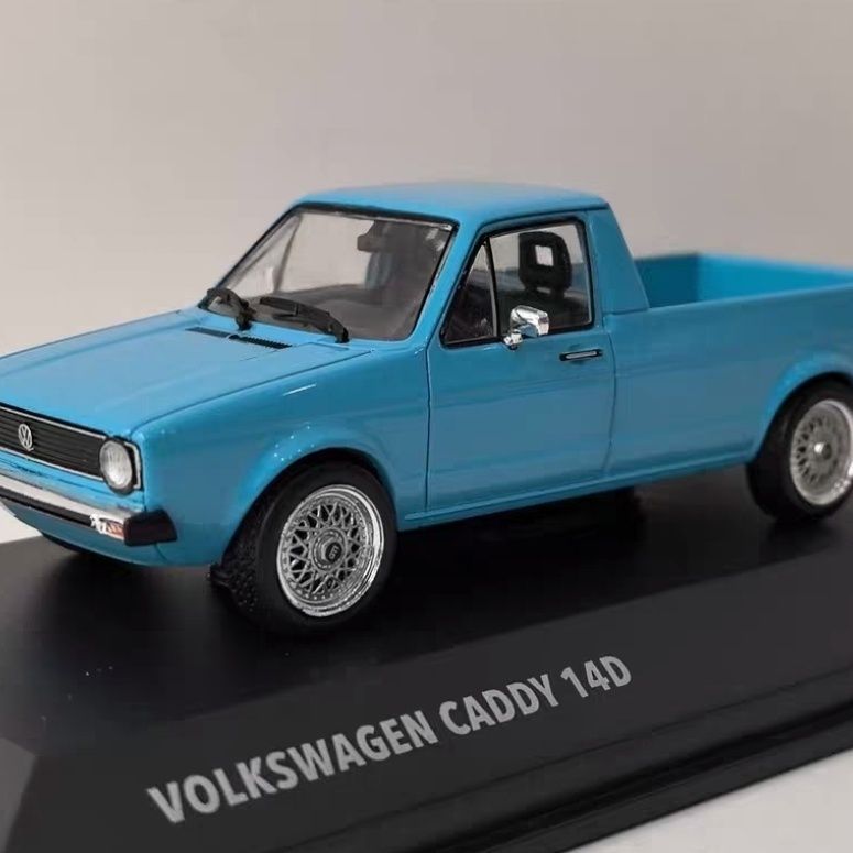 SOLIDO 1/43 VW CADDY 14D Volkswagen Pickup Truck Model Alloy Box Crack