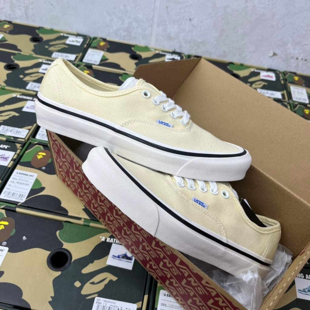Vans Anaheim Factory Authentic 44 DX Off-White Low-Top Casual Shoes