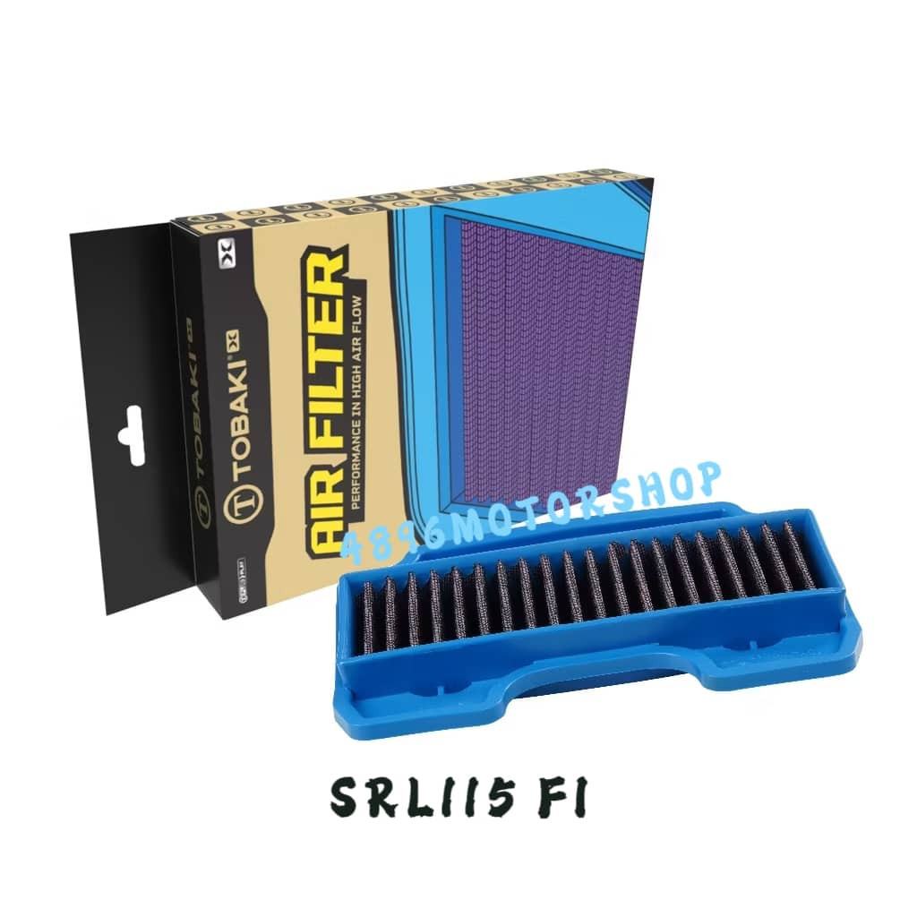 TOBAKI RACING AIR FILTER YAMAHA SRL115 FI LAGENDA115 FI LAGENDA SRL 115 / SRL110 Z ZR SRL 110 ( WASA