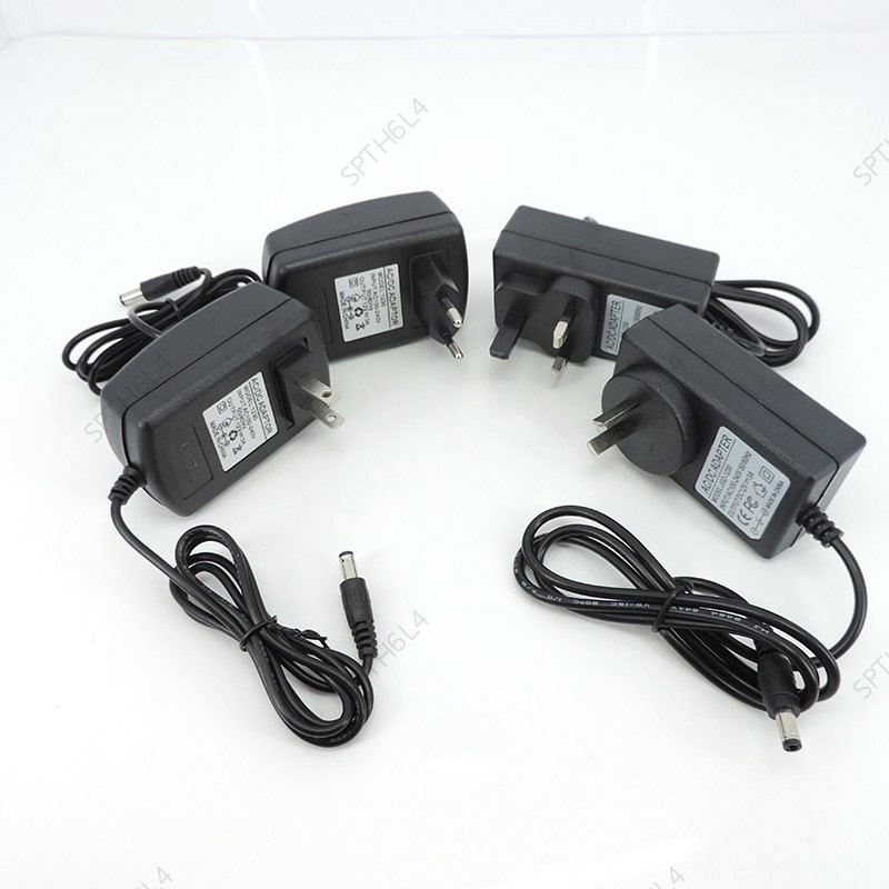 AC to DC 12V 3A 3000MA EU US AU UK Power Supply Transformer 5.5*2.5 มม.DC ปลั๊กอะแดปเตอร์สําหรับ LED