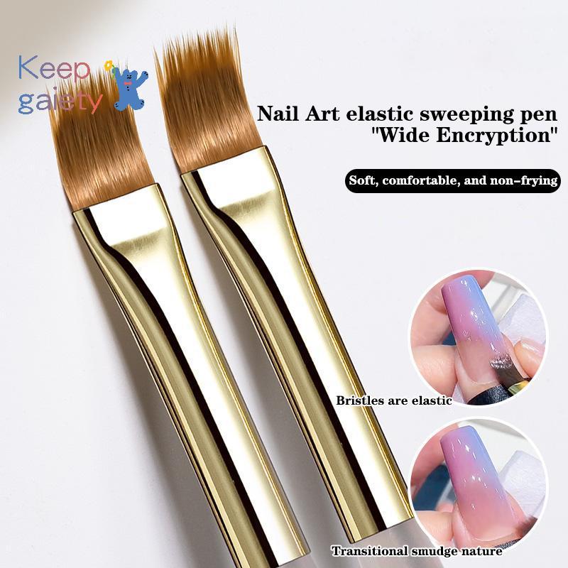 [Keepgaiety-t] Nail Art Brush Multifunctional Stripe Liner Brushes Modeling Water Ripple DIY Design Hard Bristle Brush Nail Art Tools [ใหม่]