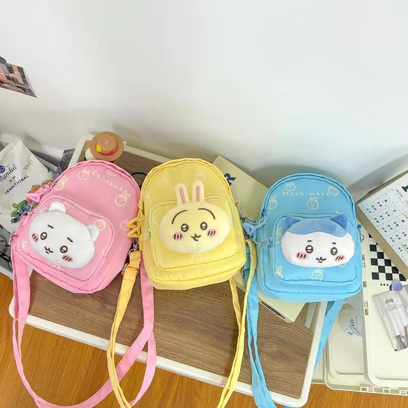 Chikawa chikawa chikawa Plush Crossbody Bag Shoulder Portable Small Backpack
