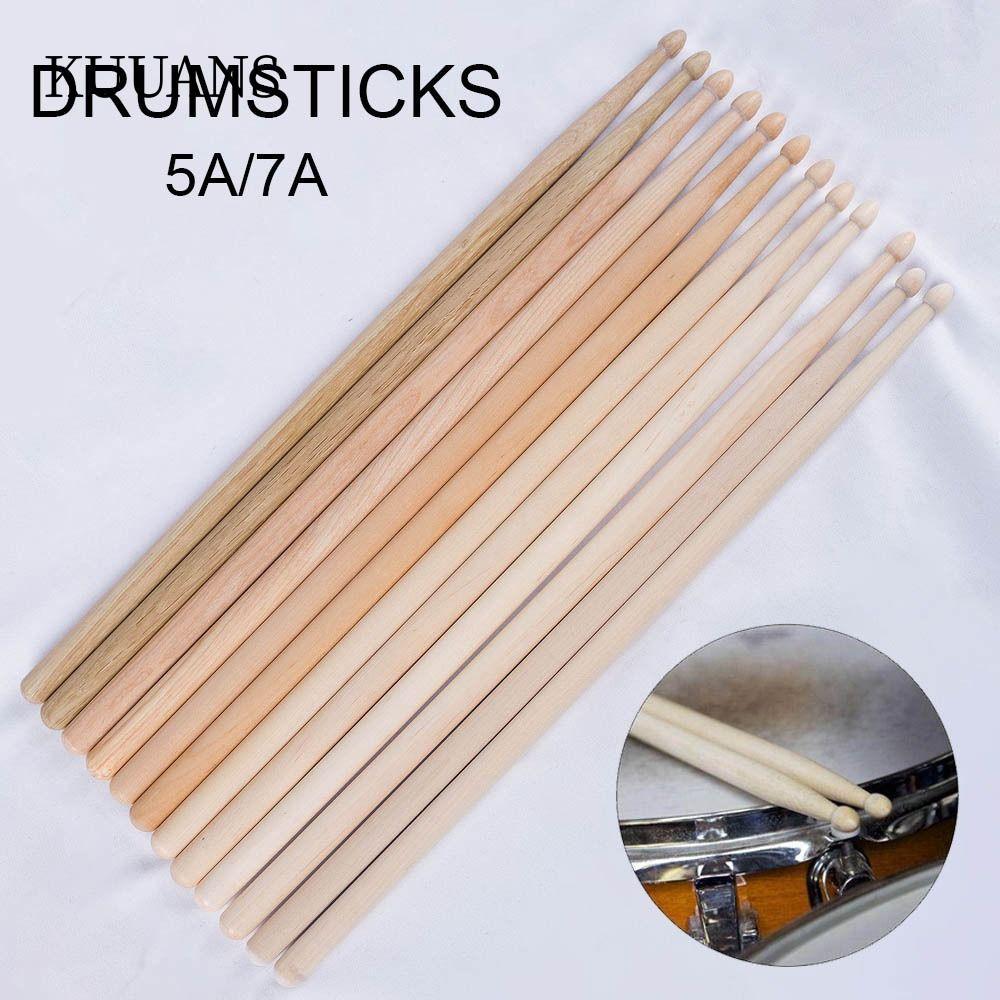 KUUANS Drum Sticks, 5A/7A Oak Drumsticks, Classic Percussion Professional Instrument Accessories Dru