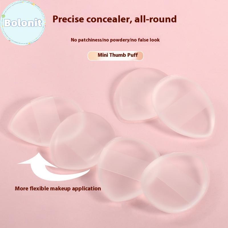 Bolonit 1/6 ชิ้นซิลิโคนแต่งหน้า Spong แป้งพัฟ Face คอนซีลเลอร์ Water Drop Shape เครื่องสําอางค์พัฟ B