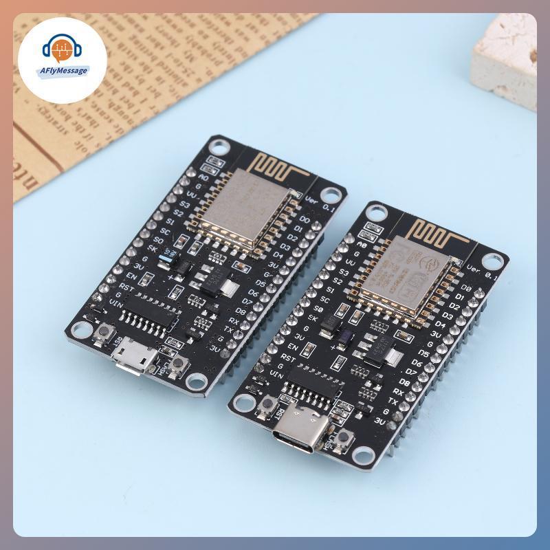 AFl Nodemcu Lua V2.1 ESP8266 ESP-12F บอร์ดพัฒนา WIFI Micro USB- CH340 พร้อมปุ่มแฟลชและปุ่ม RST TH