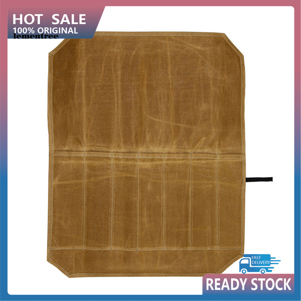 <lementree> Professional Chef Knife Bag Knife Roll Bag with 7 Slots – ความจุกันน้ํา Wear-proof Porta