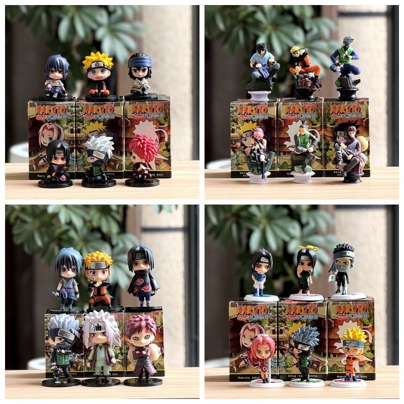 Q Figure-Made Mystery Box Itachi I Love Naruto Sasuke Doll Kaka Car Decorative-Xinxins Shop